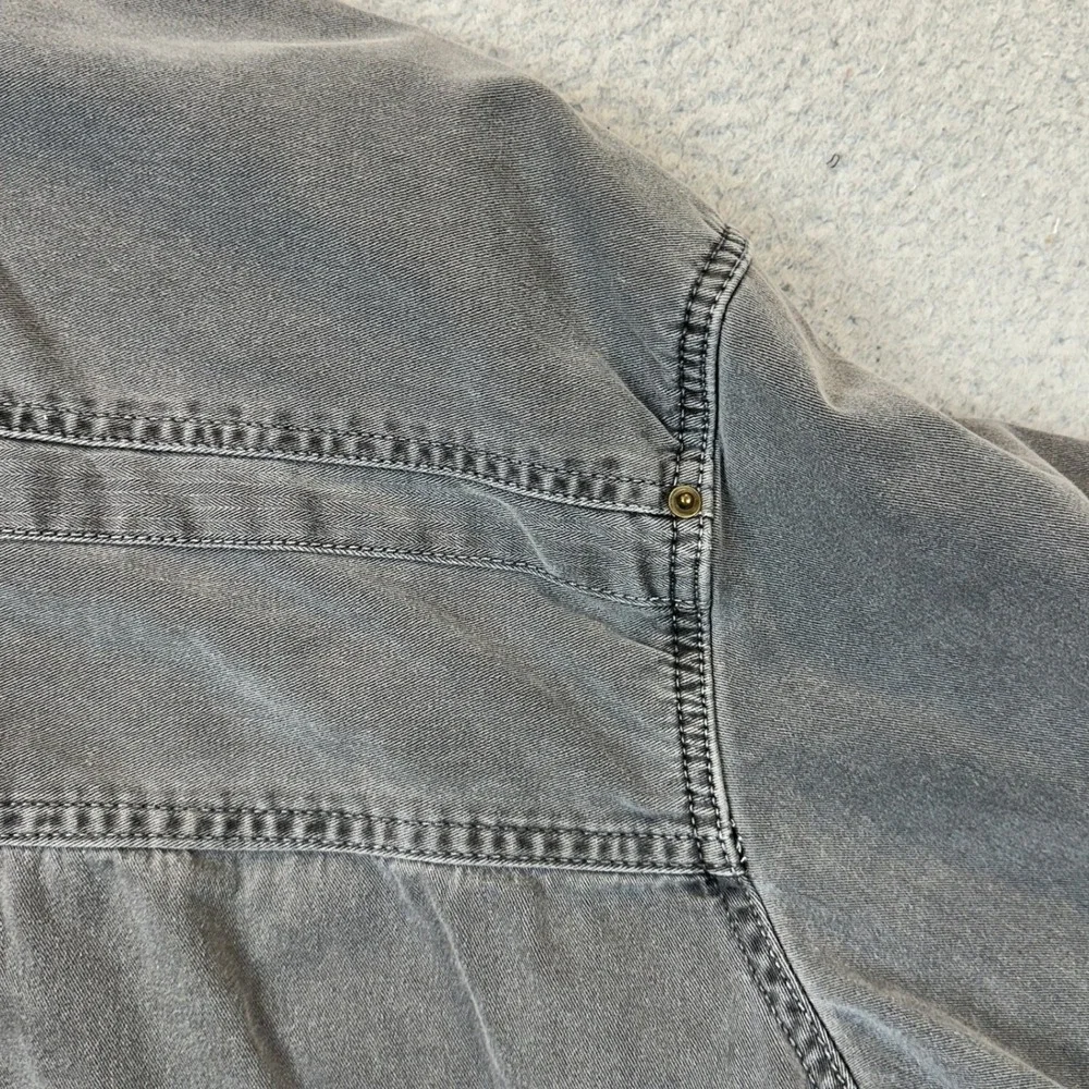 Levi Strauss Co. Shirt Mens 3XL Utility Workwear Grey Button Down Long Sleeve